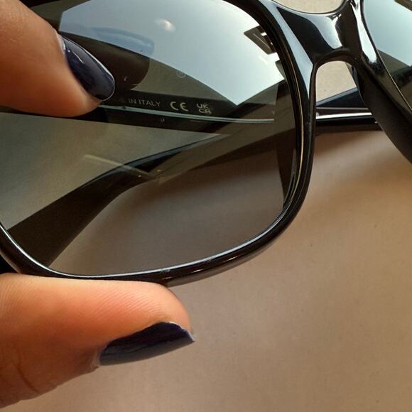 Gucci Black Gold Gradient Oversized Sunglasses GGO022S main image 12